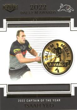 2023 NRL Traders Elite - 2022 Dally M Awards #DM15 Isaah Yeo Front